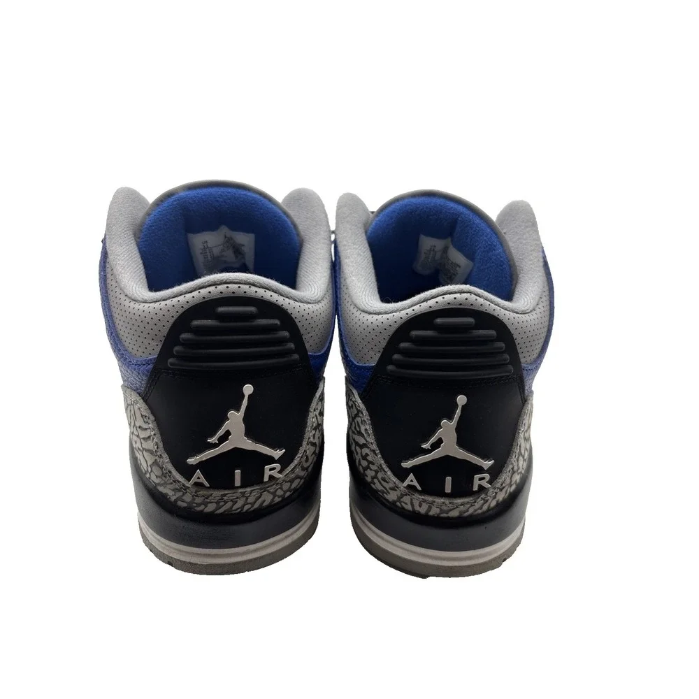 Nike Air Jordan 3 Retro Varsity Royal Cement Sneakers Size 8.5 ct8532-400 NO BOX